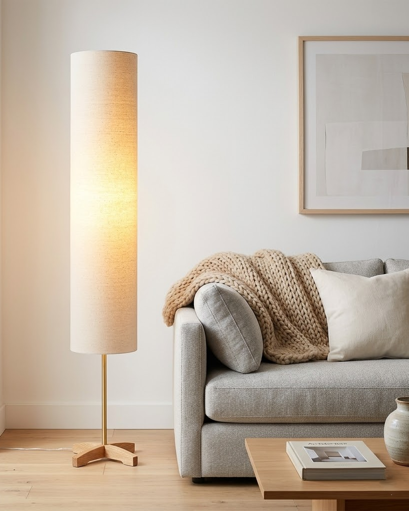 Nomi Wood Floor Lamp — product view 7