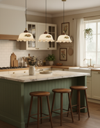 Nonna Floral Glass Pendant Lamp — product view 6