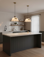 Nonna Floral Glass Pendant Lamp — product view 7