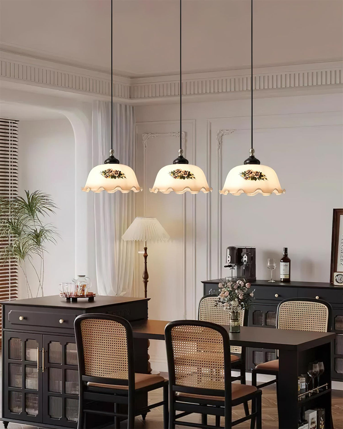 Nonna Floral Glass Pendant Lamp — product view 20