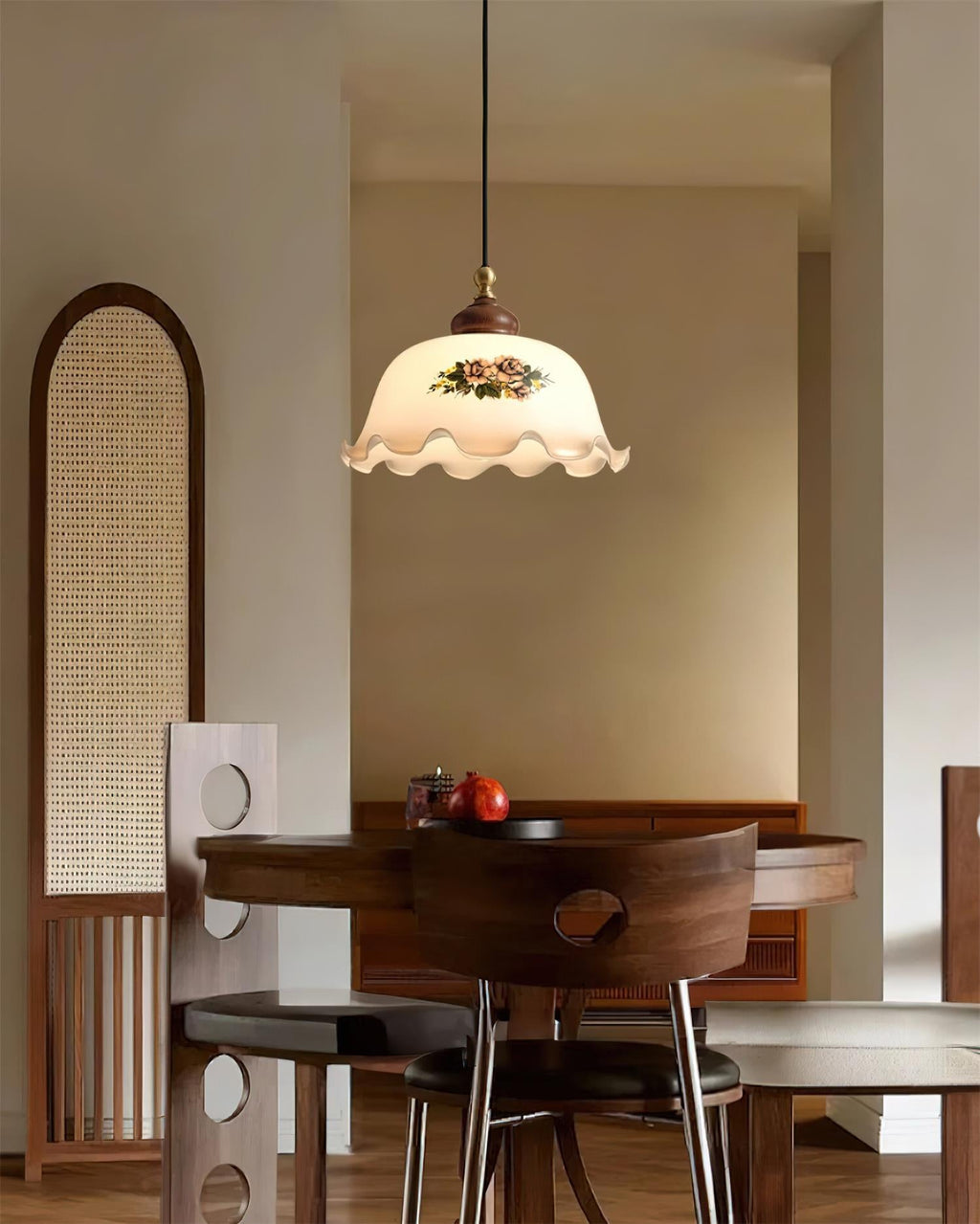 Nonna Floral Glass Pendant Lamp — product view 21