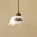 Nonna Floral Glass Pendant Lamp — product view 16