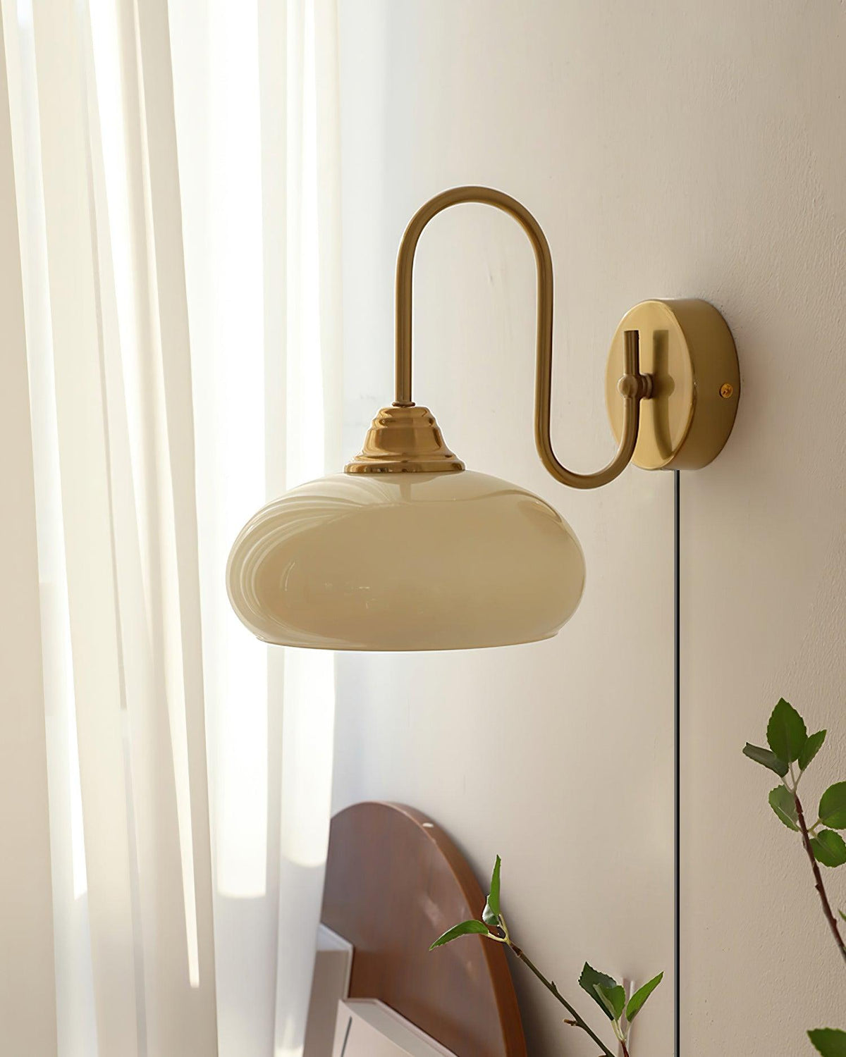 Nova Brass Plug In Wall Light — product view 12