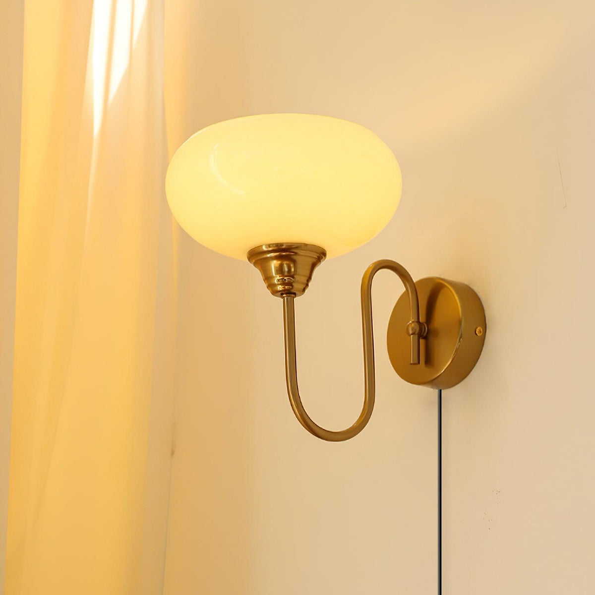 Nova Brass Plug In Wall Light — product view 14