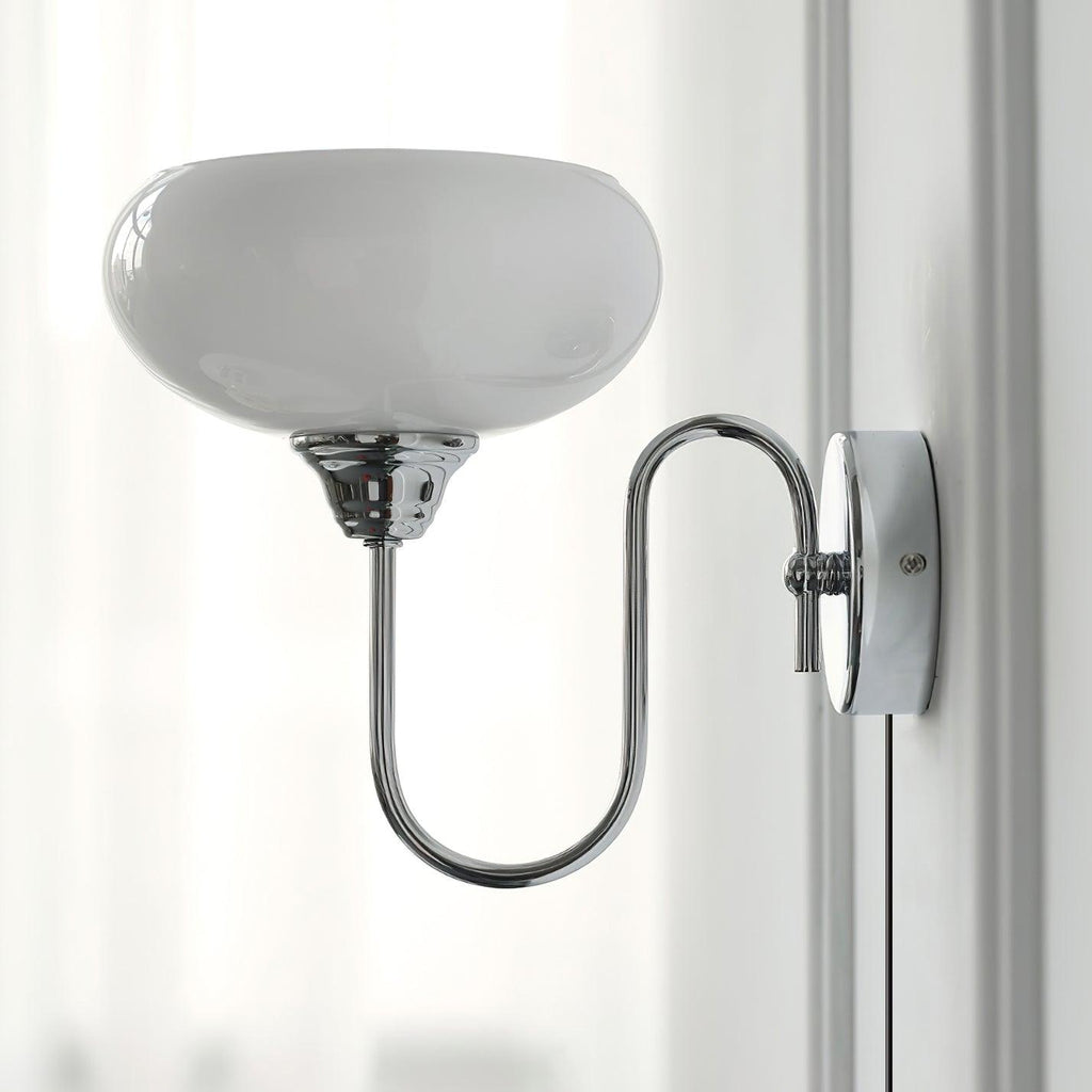 Nova Brass Plug In Wall Light — product view 3
