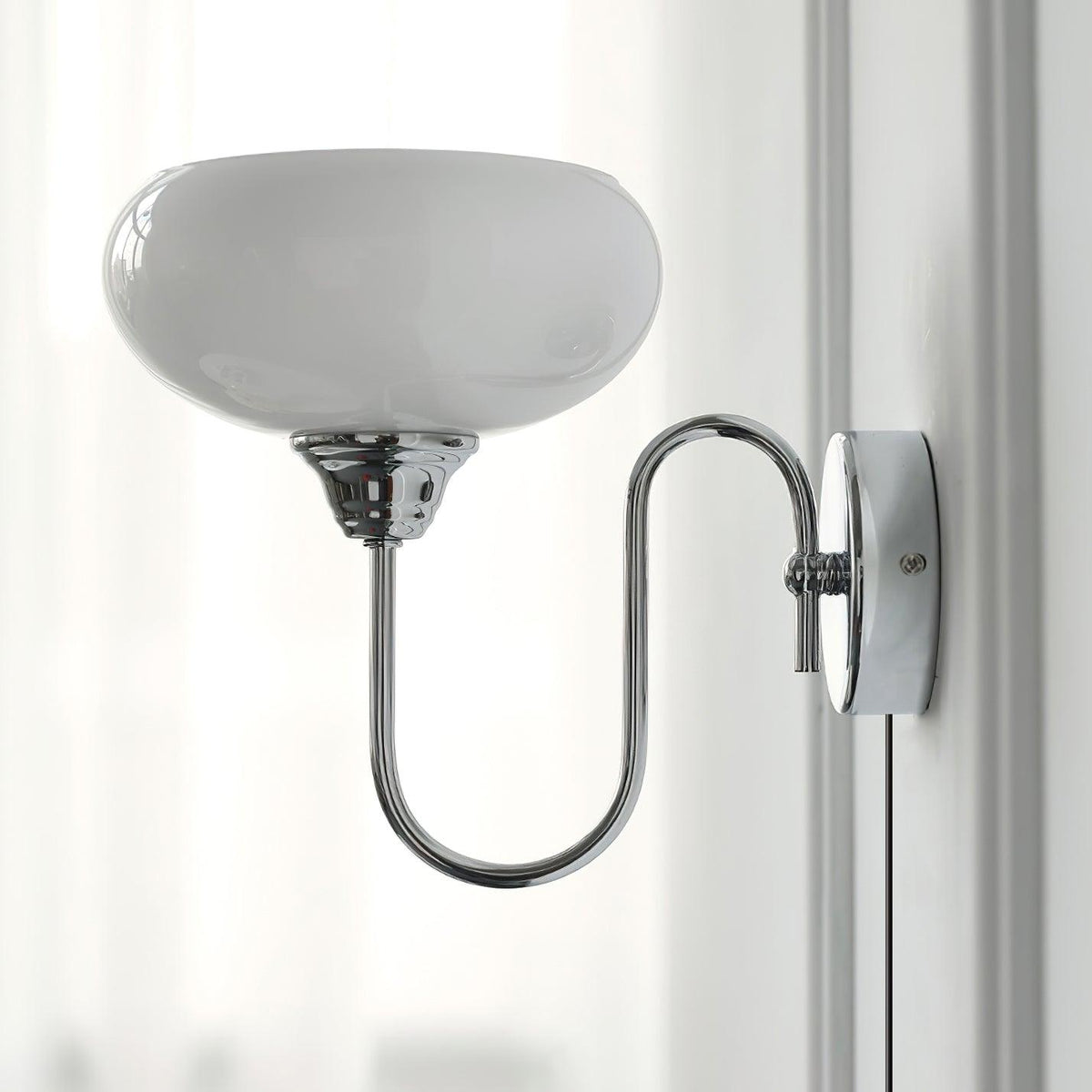 Nova Brass Plug In Wall Light — product view 3
