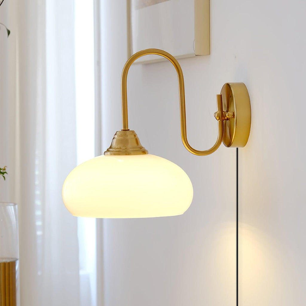 Nova Brass Plug In Wall Light — product view 6