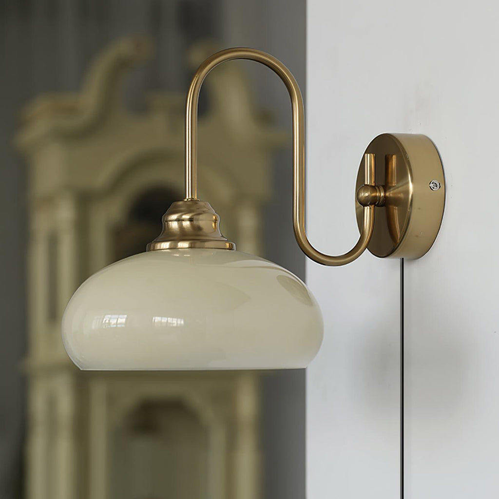 Nova Brass Plug In Wall Light — product view 8