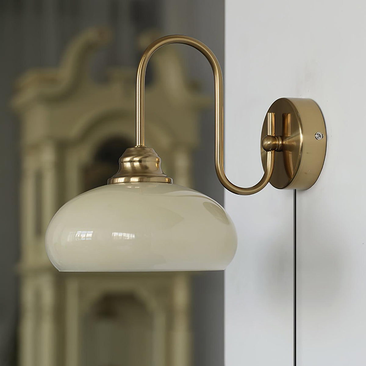 Nova Brass Plug In Wall Light — product view 8