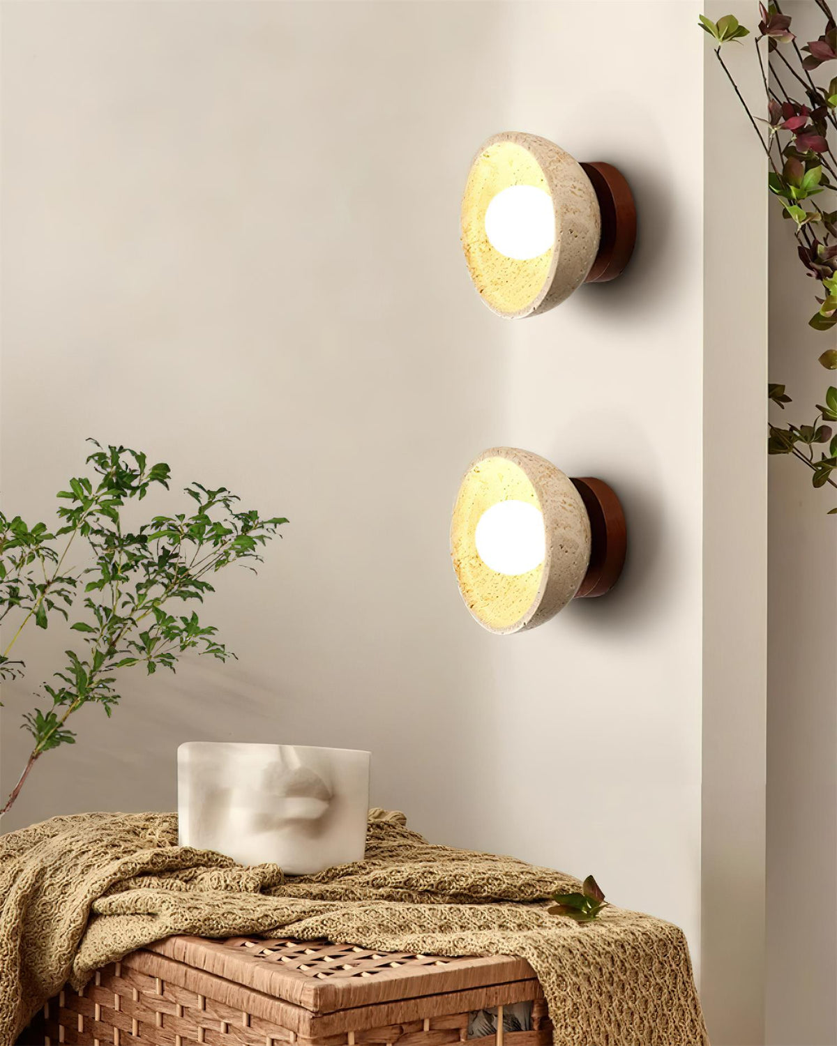 Ollina Travertine Wall Lamp — product view 5