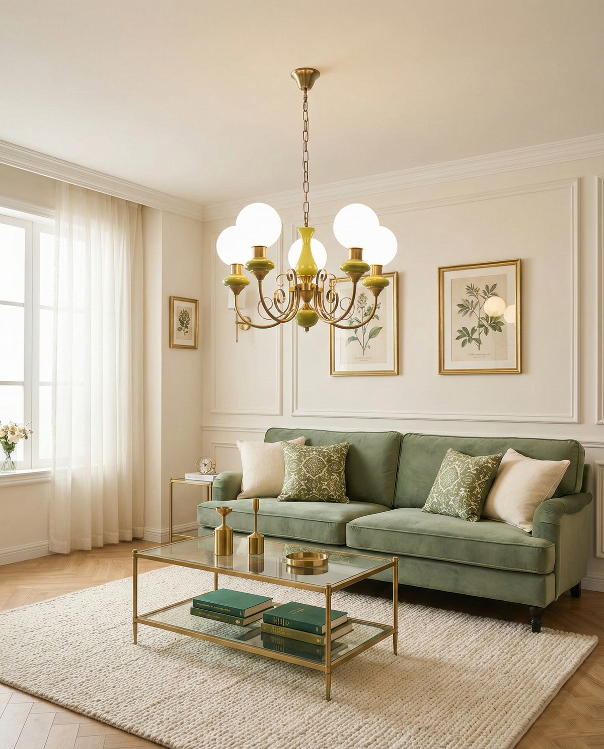 Onyx Glass Chandelier — product view 10