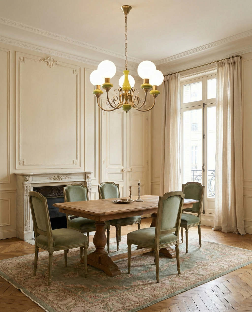 Onyx Glass Chandelier — product view 8