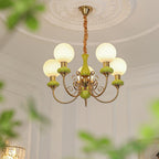 Onyx Glass Chandelier — product view 3