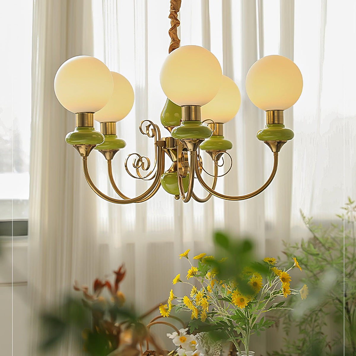 Onyx Glass Chandelier — product view 25