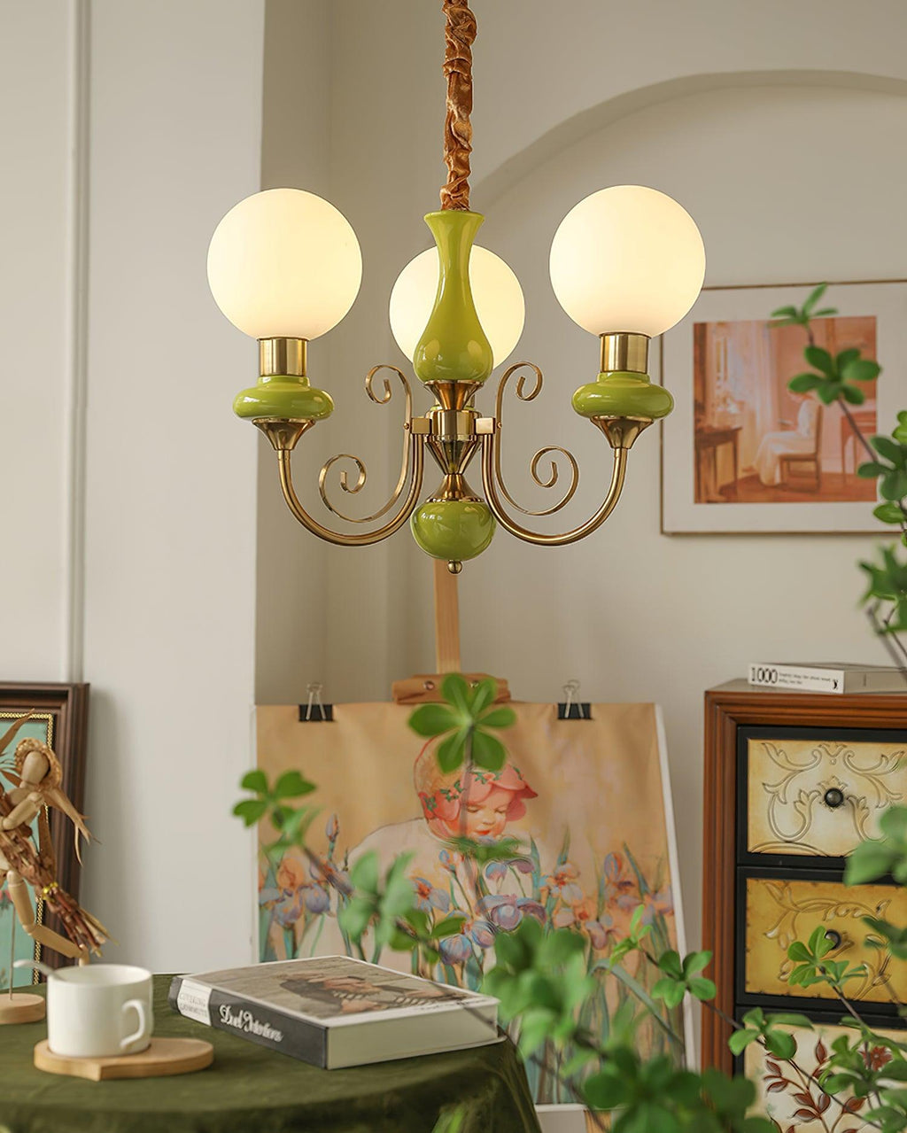 Onyx Glass Chandelier — product view 27