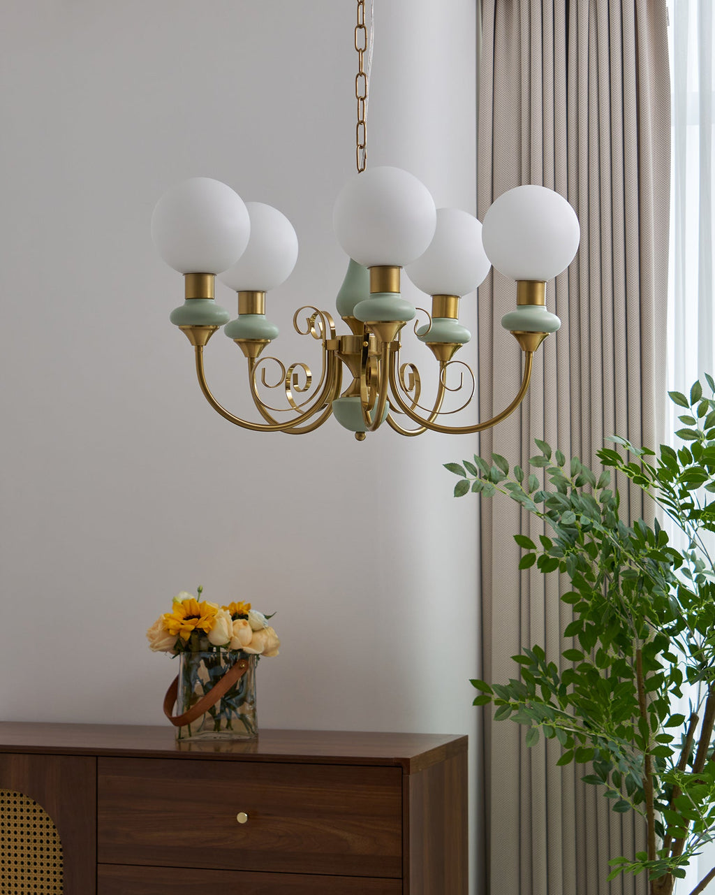 Onyx Glass Chandelier — product view 75