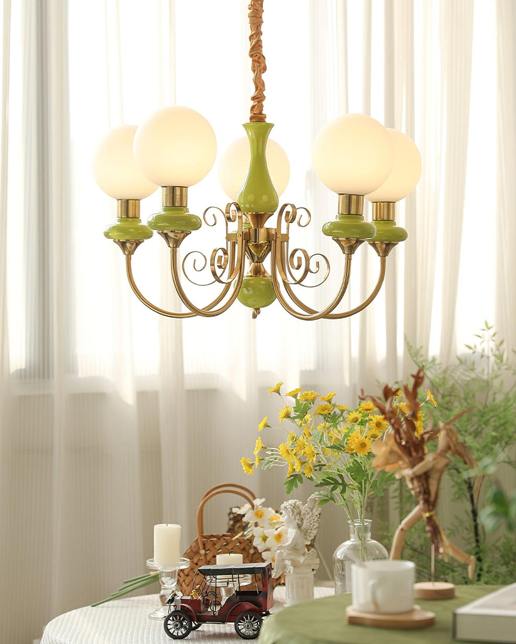 Onyx Glass Chandelier — product view 36