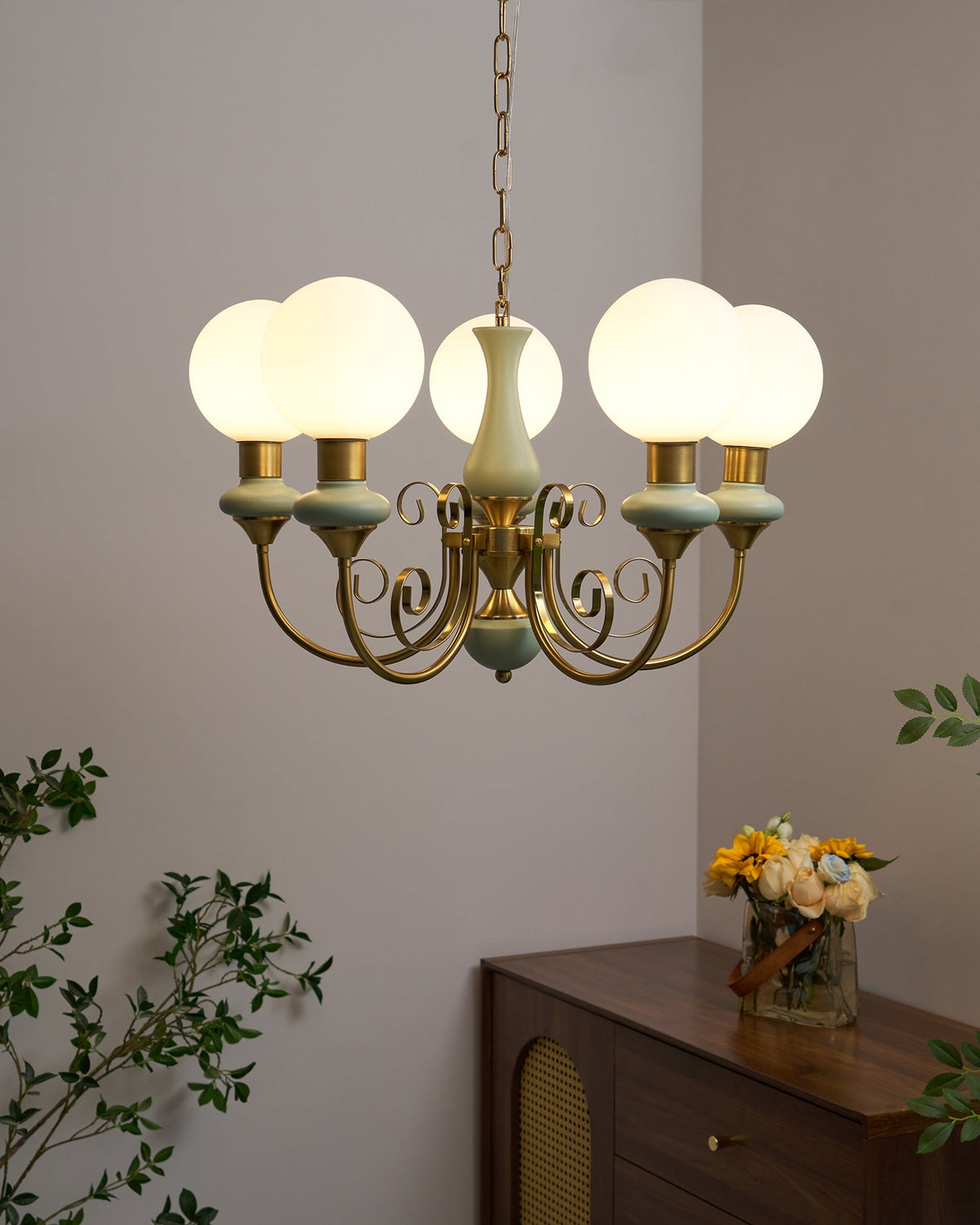 Onyx Glass Chandelier — product view 50