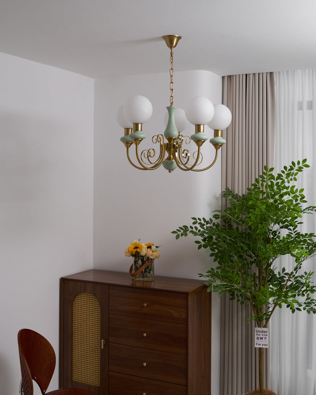 Onyx Glass Chandelier — product view 53