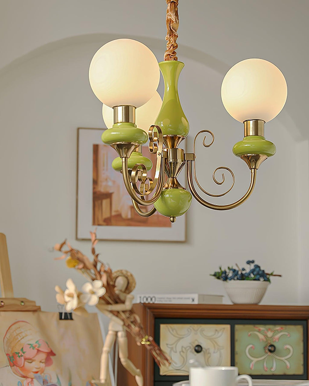 Onyx Glass Chandelier — product view 19