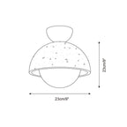 Orella Travertine Ceiling Lamp — product view 6