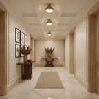 Orella Travertine Ceiling Lamp — product view 9
