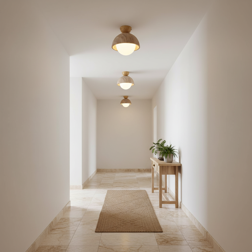 Orella Travertine Ceiling Lamp — product view 7