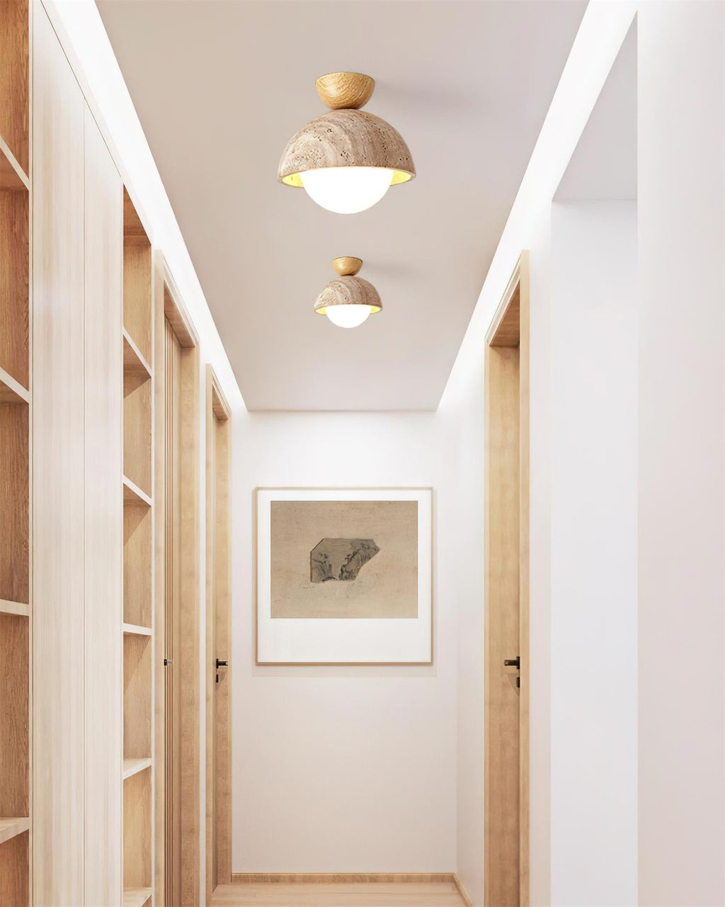 Orella Travertine Ceiling Lamp — product view 11