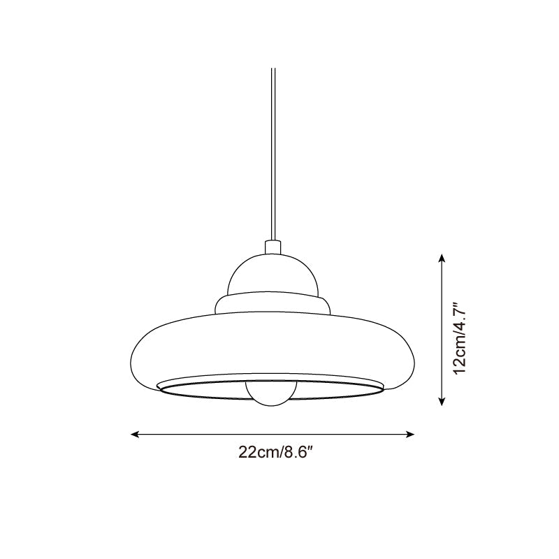 Oria Glass Pendant Lamp — product view 5