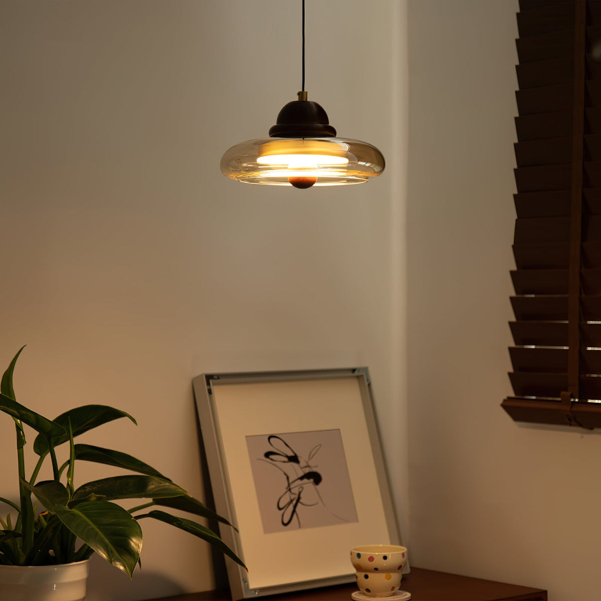 Oria Glass Pendant Lamp — product view 4
