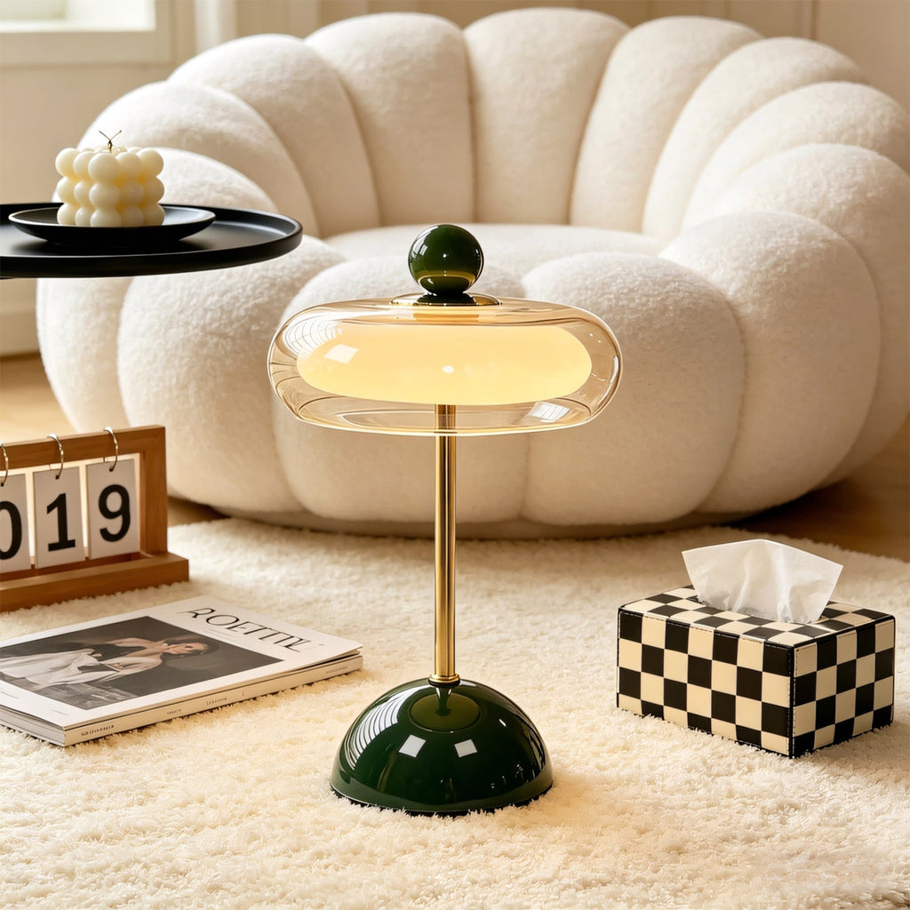 Orvella Rechargeable Glass Table Lamp