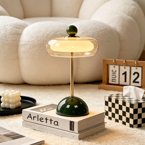 Orvella Rechargeable Glass Table Lamp