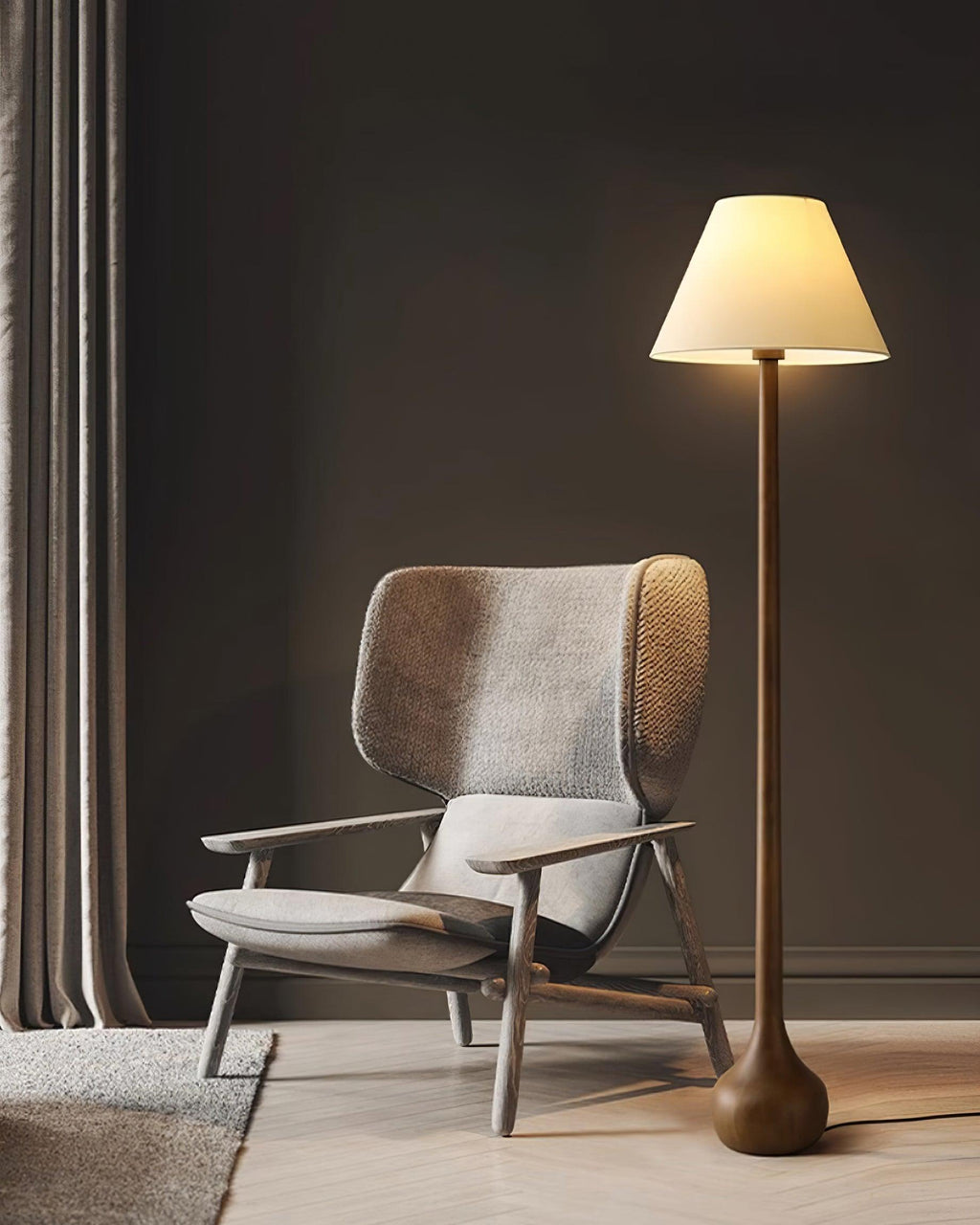 Osaka Wood Floor Lamp — product view 12