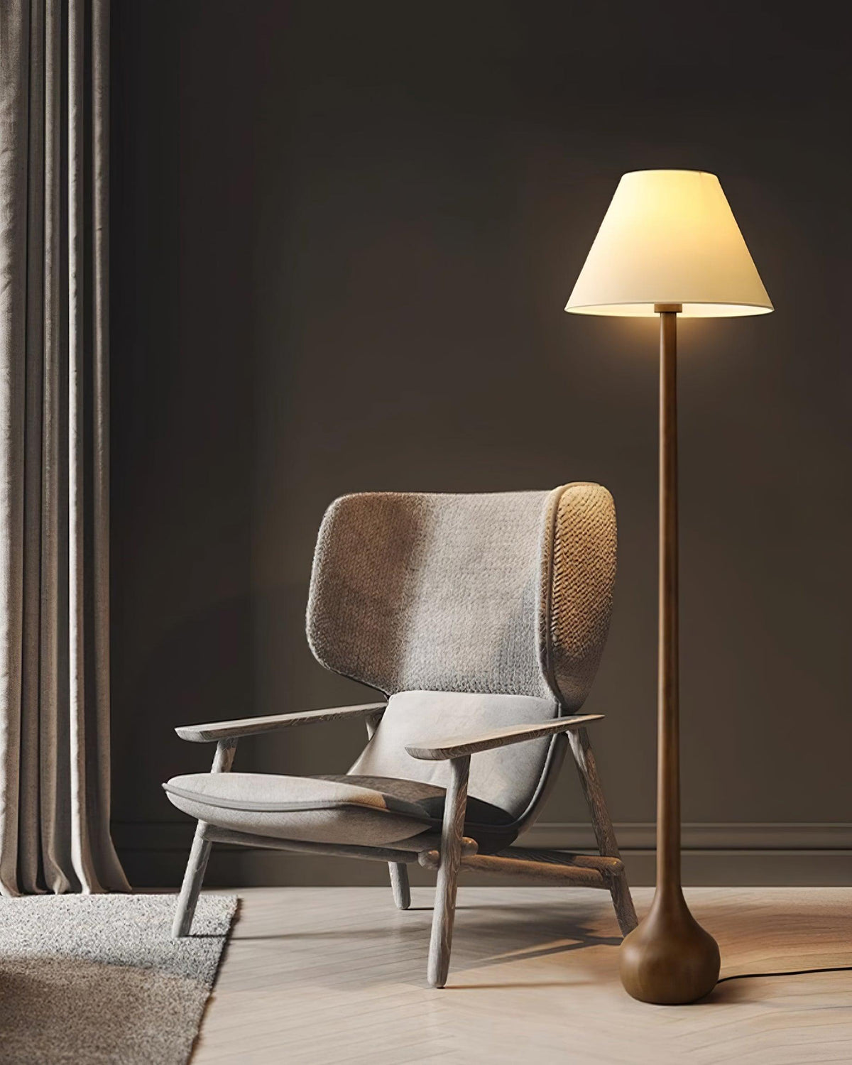 Osaka Wood Floor Lamp — product view 12