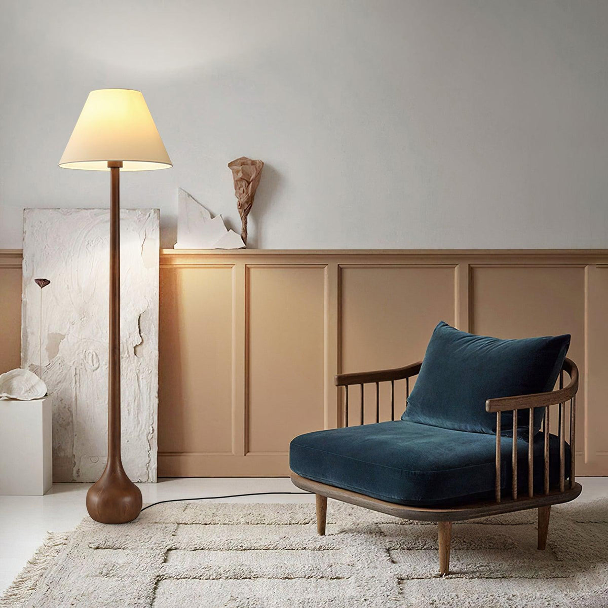 Osaka Wood Floor Lamp — product view 4