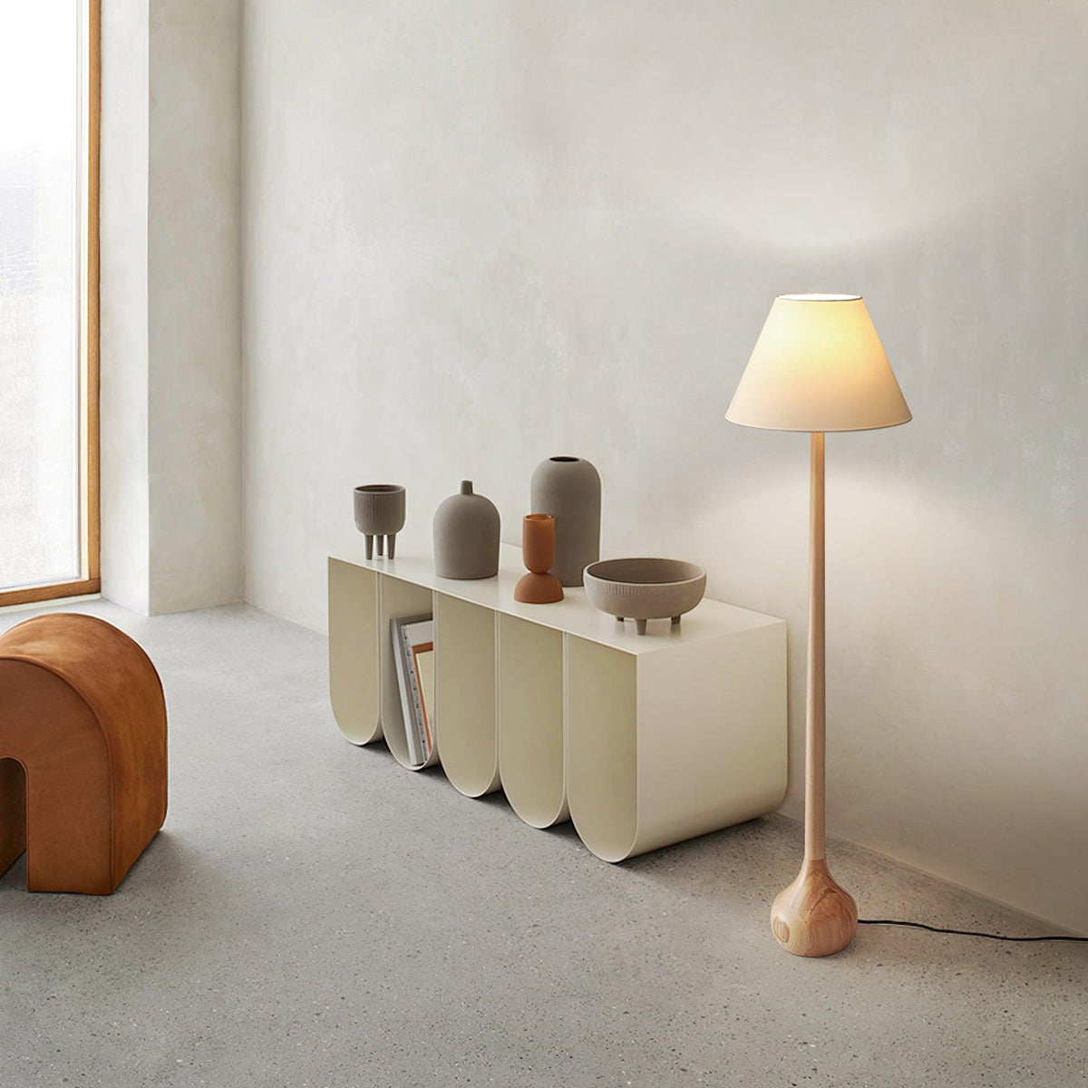 Osaka Wood Floor Lamp — product view 2