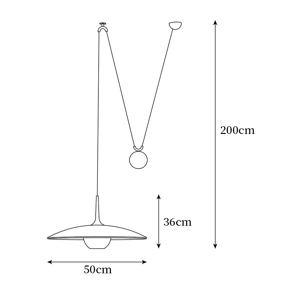 Oscar Metal Pendant Lamp — product view 3