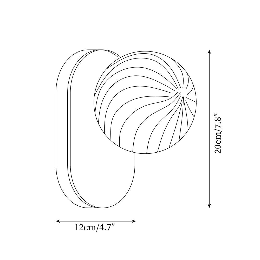 Paola Orb Glass Wall Lamp — product view 5