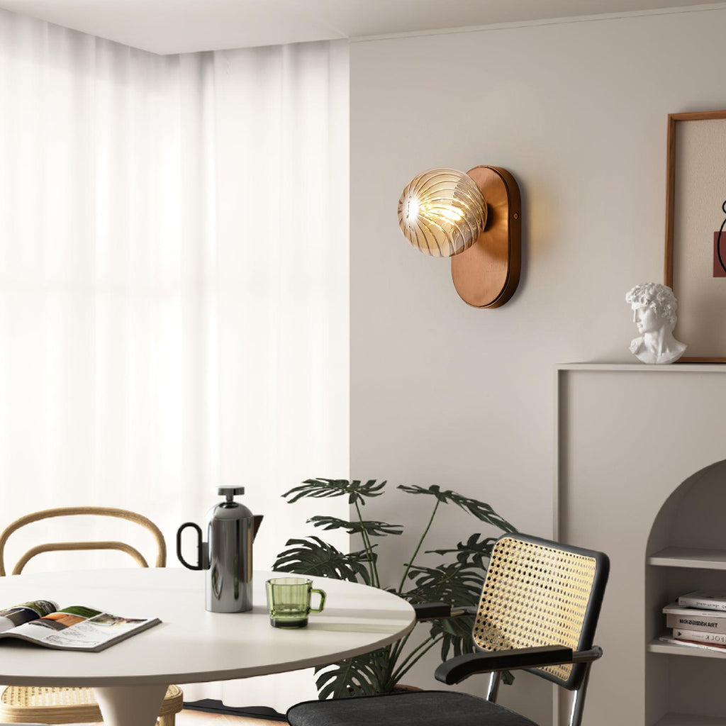 Paola Orb Glass Wall Lamp — product view 17