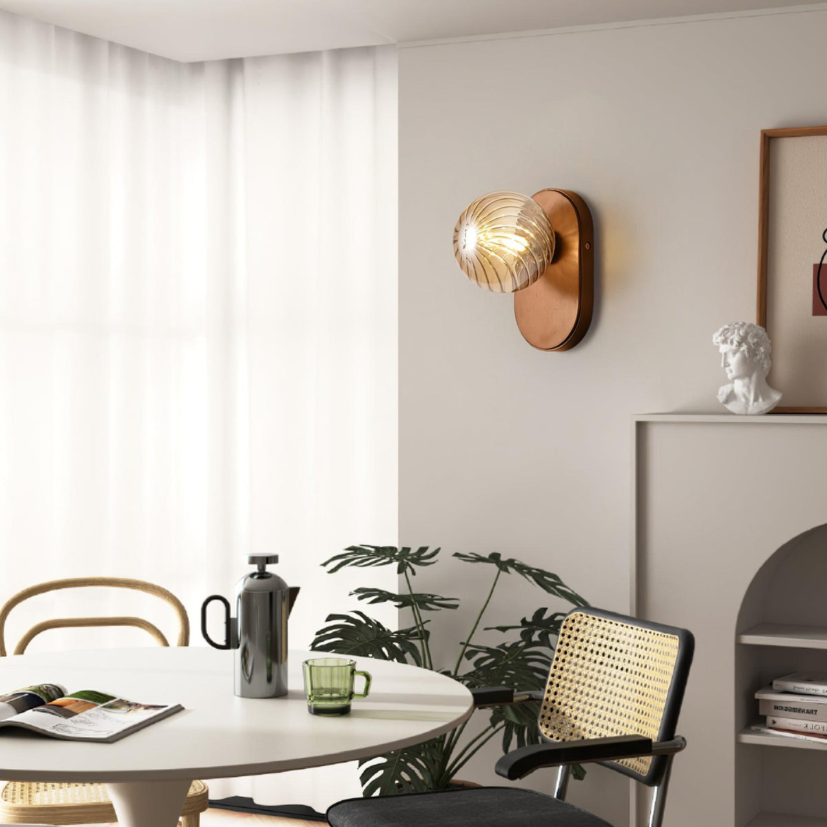 Paola Orb Glass Wall Lamp — product view 17