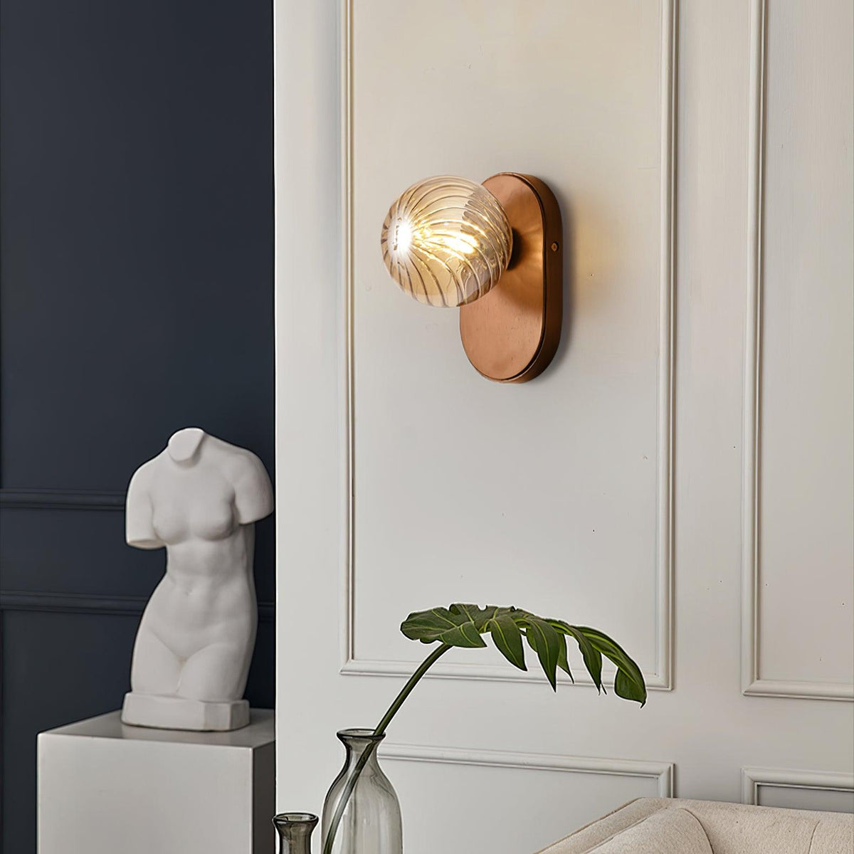 Paola Orb Glass Wall Lamp — product view 18
