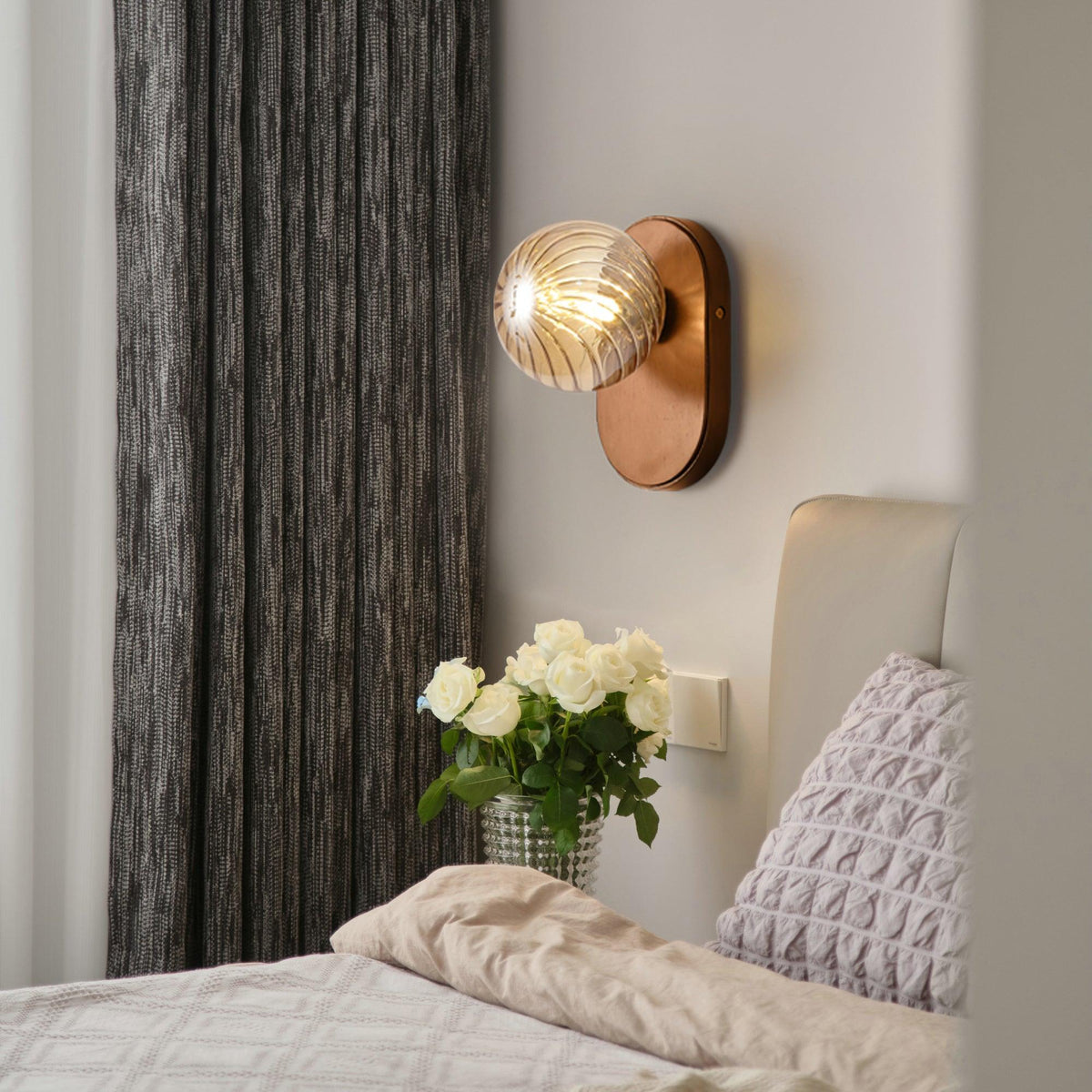 Paola Orb Glass Wall Lamp — product view 19