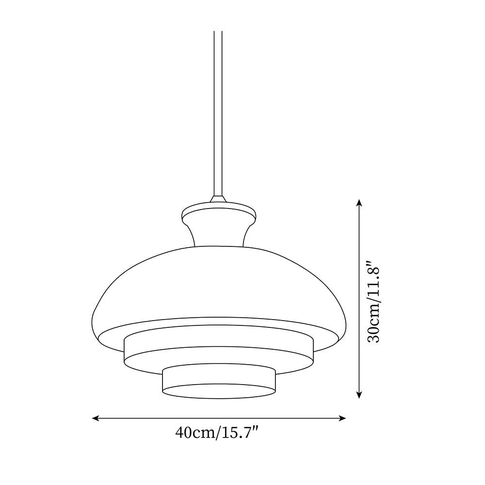 Paolina Glass Pendant Lamp — product view 5