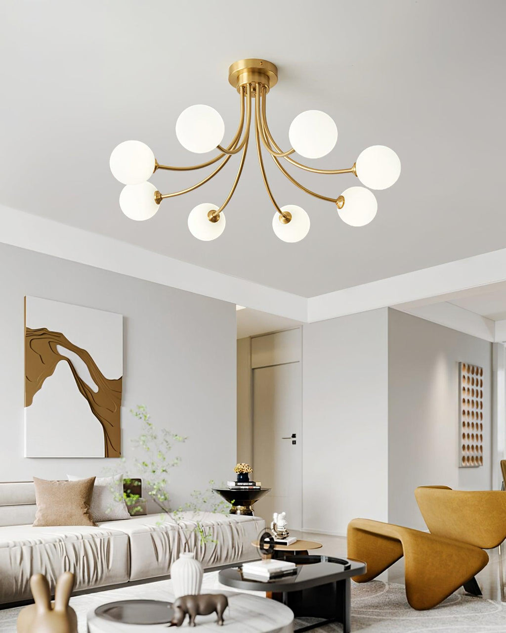 Patrizio Globe Glass Ceiling Light — product view 12