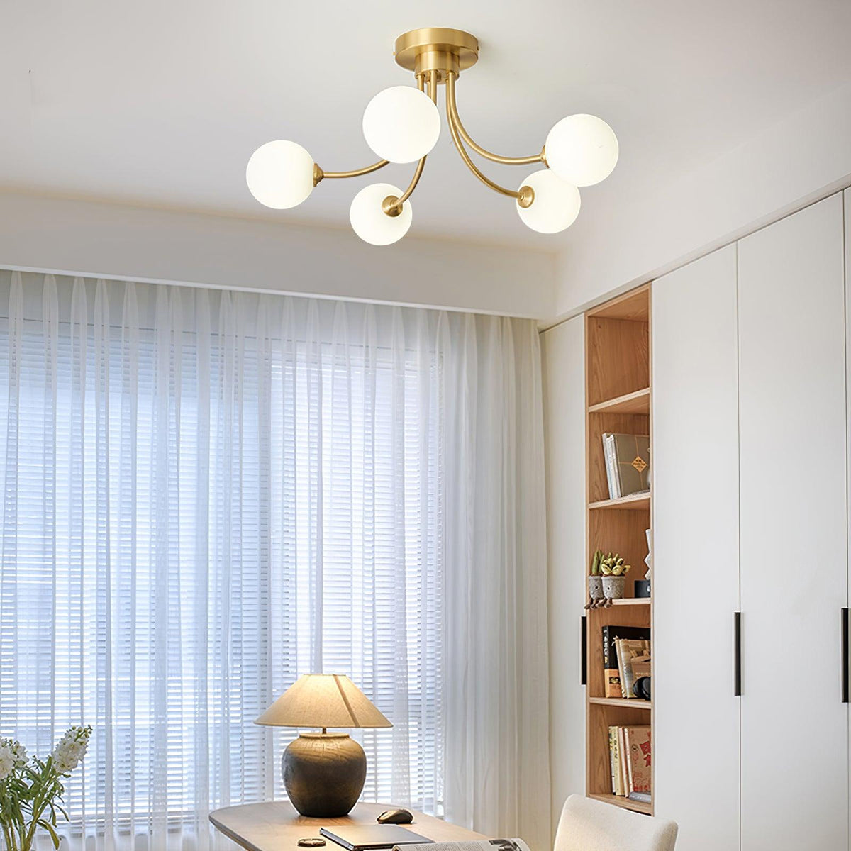 Patrizio Globe Glass Ceiling Light — product view 3