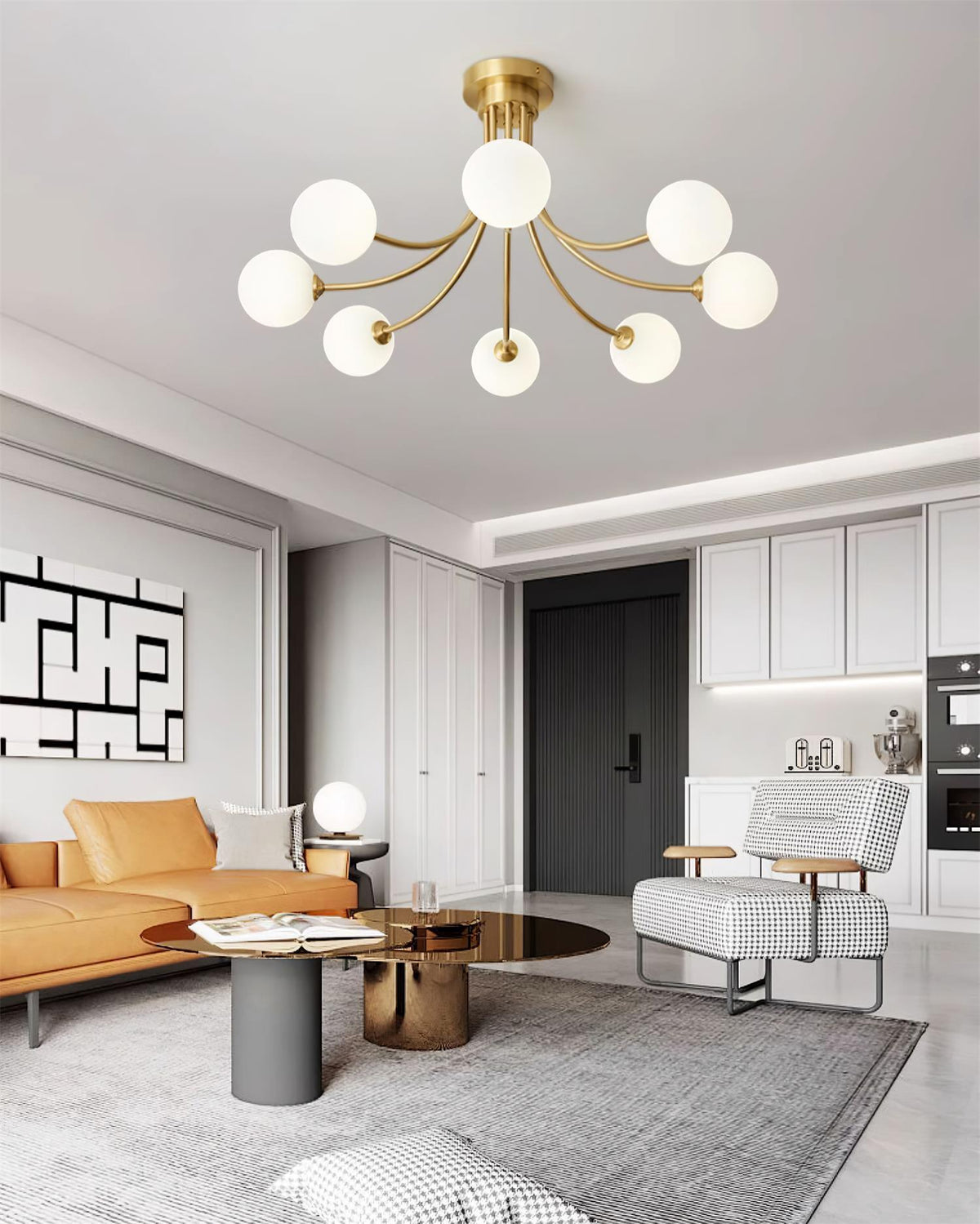 Patrizio Globe Glass Ceiling Light — product view 7