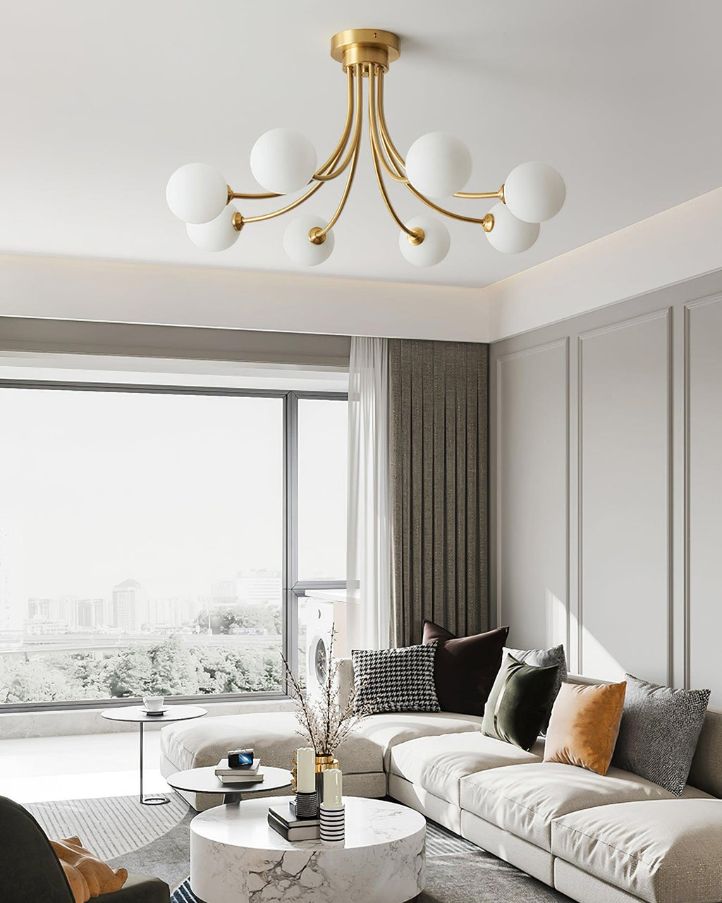 Patrizio Globe Glass Ceiling Light — product view 8