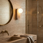 Pearla Travertine Wall Lamp — product view 6