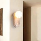 Pearla Travertine Wall Lamp — product view 2