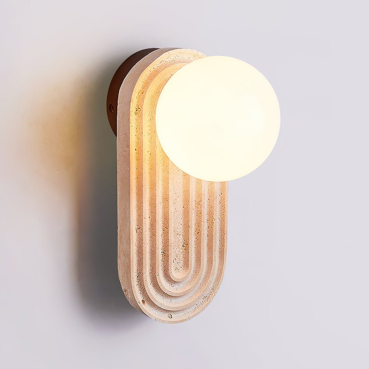 Pearla Travertine Wall Lamp — product view 14